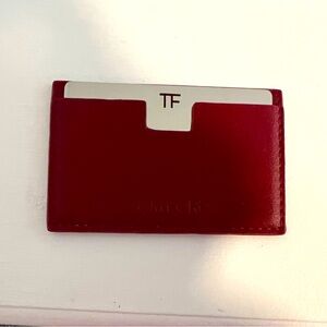 Tom Ford Leather  Cardholder With Mirror